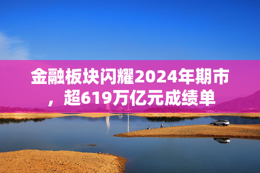 金融板块闪耀2024年期市，超619万亿元成绩单