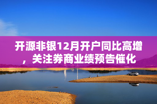 开源非银12月开户同比高增，关注券商业绩预告催化