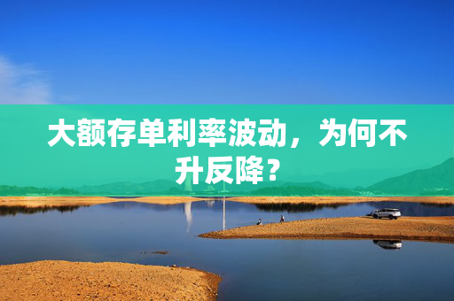 大额存单利率波动，为何不升反降？