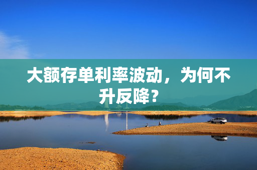 大额存单利率波动，为何不升反降？