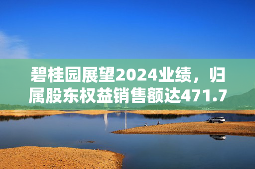 碧桂园展望2024业绩，归属股东权益销售额达471.7亿元