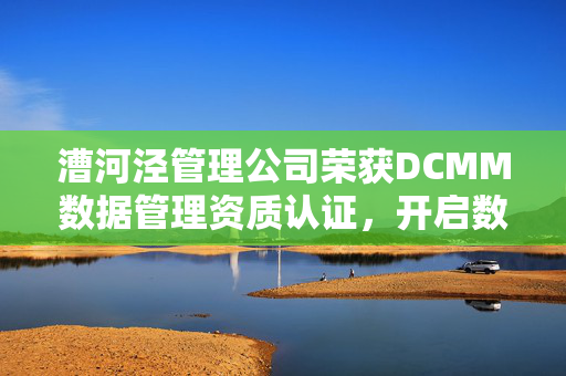 漕河泾管理公司荣获DCMM数据管理资质认证，开启数字化转型新篇章