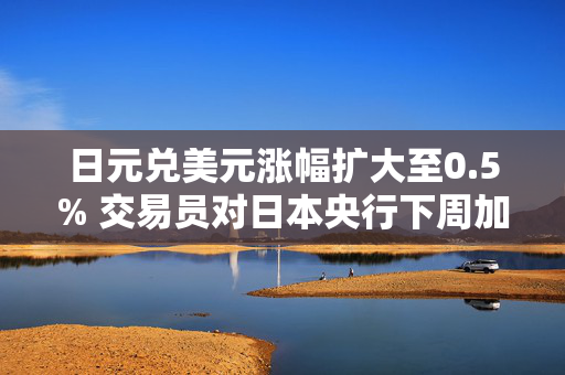 日元兑美元涨幅扩大至0.5% 交易员对日本央行下周加息的猜测升温