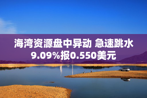 海湾资源盘中异动 急速跳水9.09%报0.550美元