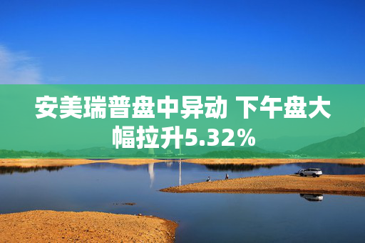 安美瑞普盘中异动 下午盘大幅拉升5.32%