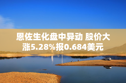 恩佐生化盘中异动 股价大涨5.28%报0.684美元