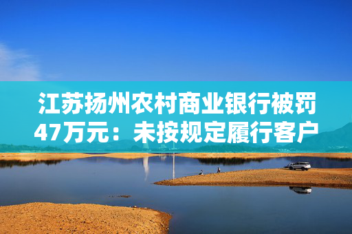 江苏扬州农村商业银行被罚47万元：未按规定履行客户身份识别义务