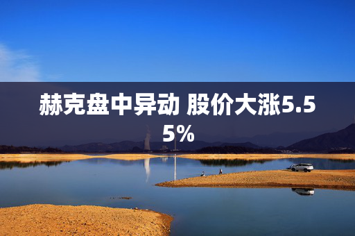 赫克盘中异动 股价大涨5.55%