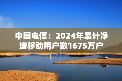 中国电信：2024年累计净增移动用户数1675万户