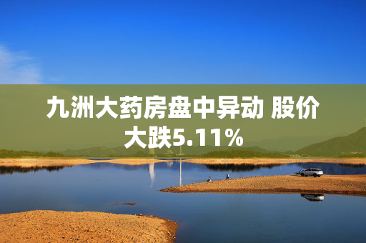 九洲大药房盘中异动 股价大跌5.11%