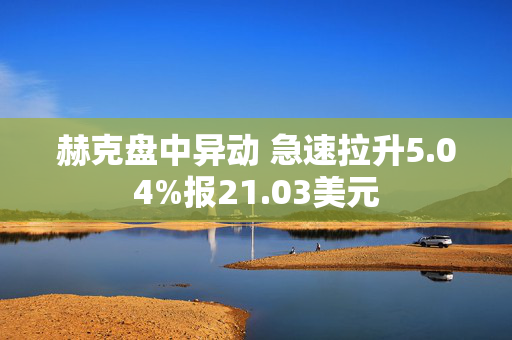 赫克盘中异动 急速拉升5.04%报21.03美元