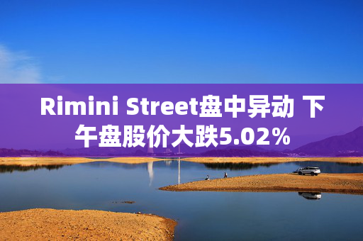 Rimini Street盘中异动 下午盘股价大跌5.02%