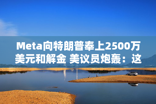 Meta向特朗普奉上2500万美元和解金 美议员炮轰：这是贿赂！