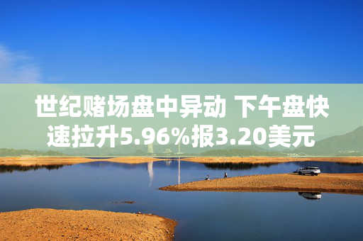 世纪赌场盘中异动 下午盘快速拉升5.96%报3.20美元