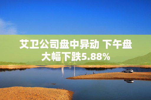 艾卫公司盘中异动 下午盘大幅下跌5.88%