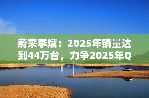 蔚来李斌：2025年销量达到44万台，力争2025年Q4单季度盈利，继续构建体系化能力