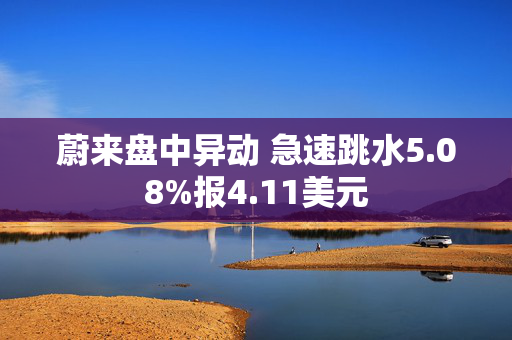 蔚来盘中异动 急速跳水5.08%报4.11美元