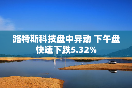 路特斯科技盘中异动 下午盘快速下跌5.32%