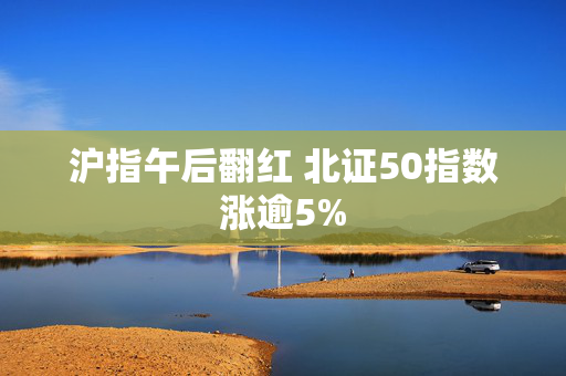 沪指午后翻红 北证50指数涨逾5%