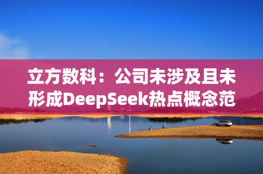 立方数科：公司未涉及且未形成DeepSeek热点概念范围内的产品/技术销售收入