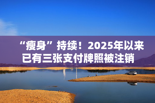 “瘦身”持续！2025年以来已有三张支付牌照被注销