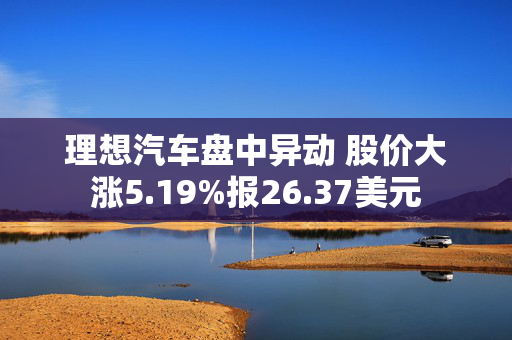 理想汽车盘中异动 股价大涨5.19%报26.37美元