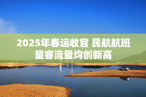 2025年春运收官 民航航班量客流量均创新高