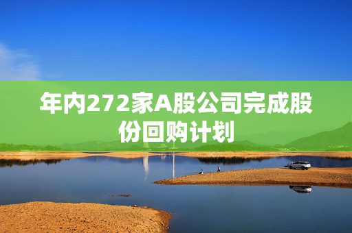 年内272家A股公司完成股份回购计划