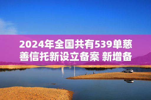 2024年全国共有539单慈善信托新设立备案 新增备案规模16.61亿元