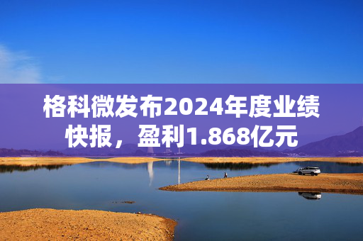 格科微发布2024年度业绩快报，盈利1.868亿元