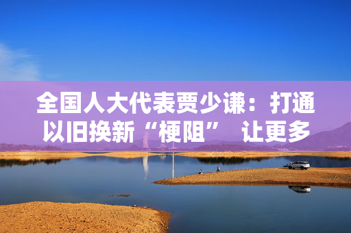 全国人大代表贾少谦：打通以旧换新“梗阻”  让更多科技成果从企业实验室走向生产线