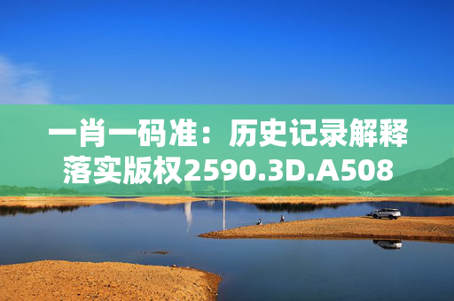 一肖一码准：历史记录解释落实版权2590.3D.A508