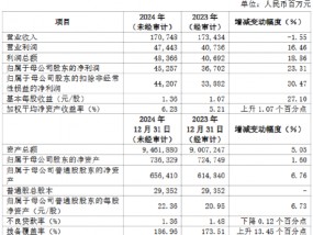 浦发银行2024年度业绩快报发布：实现归母净利润452.57亿元 同比增长23.31%