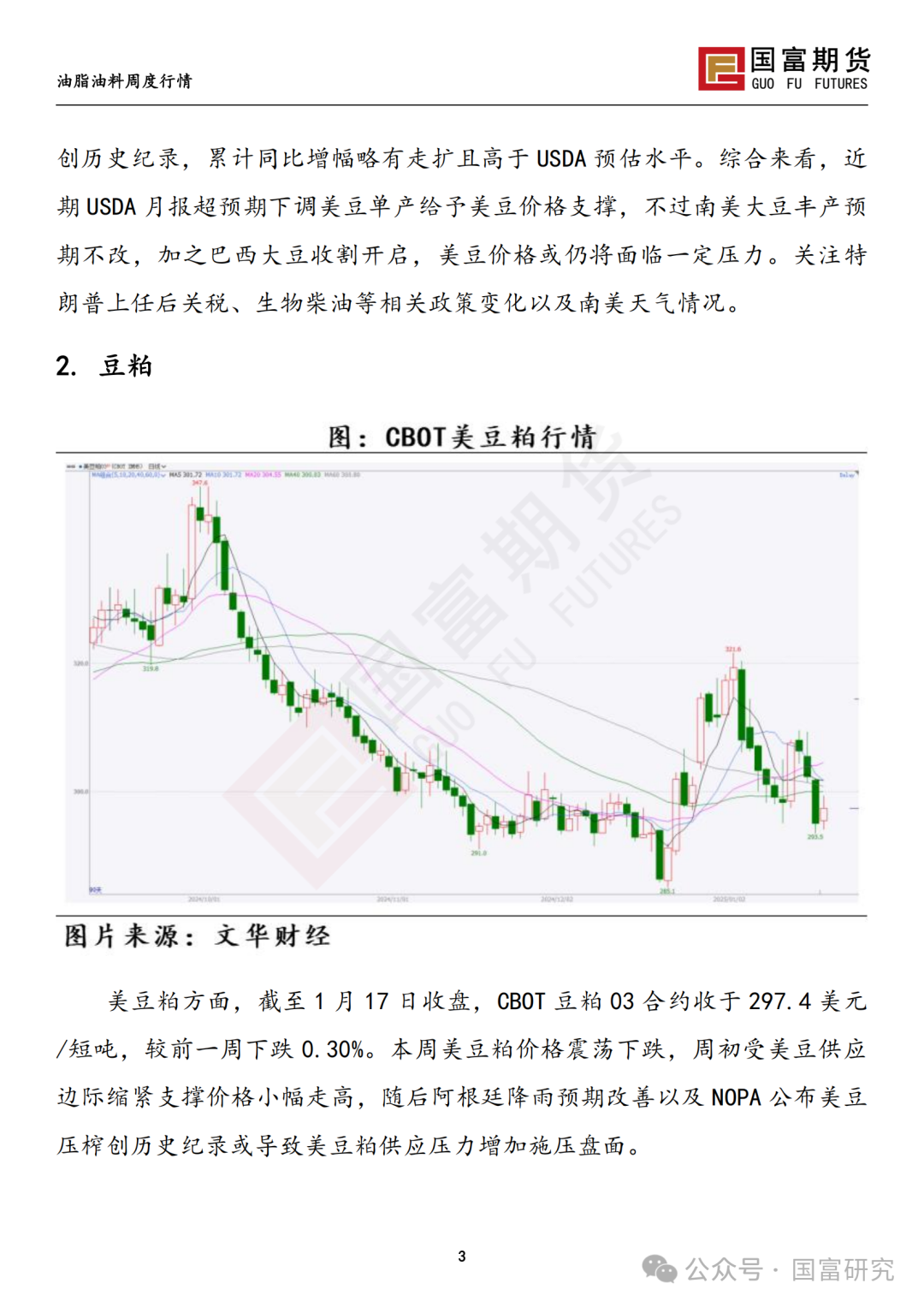 【国富豆系研究周报】特朗普上任在即 市场谨慎交投