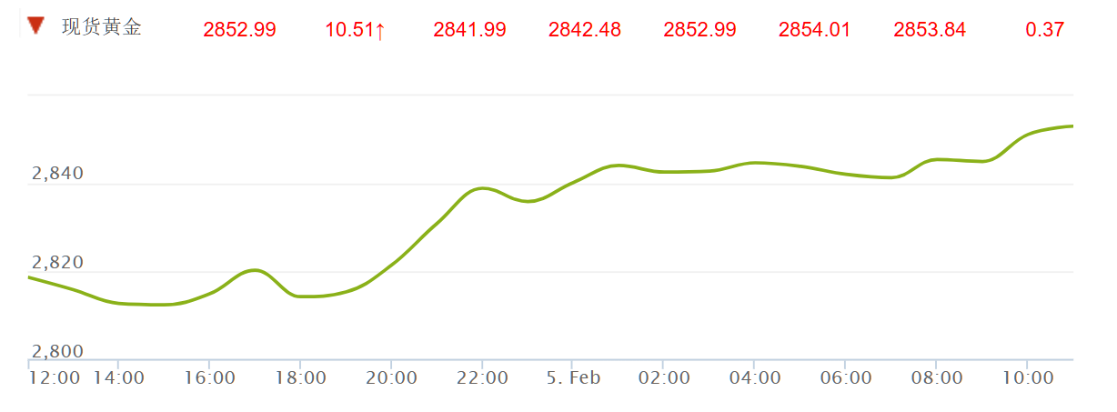 机构预测金价或突破3000美元 山东黄金涨超7%领跑黄金股