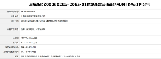 上海一批次土拍剧透：象屿75亿瞄准浦东新杨思