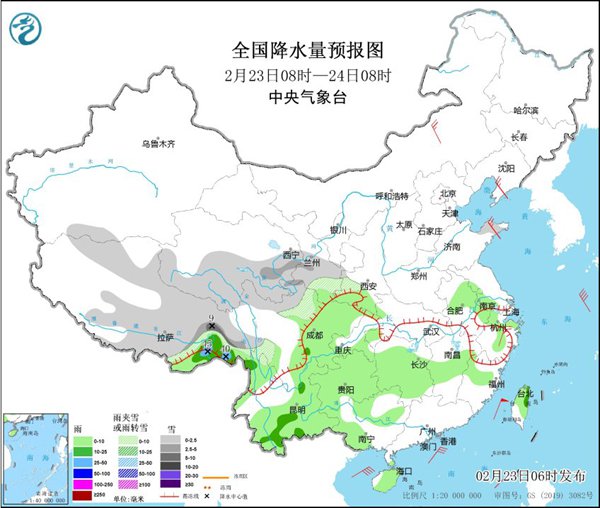 未来三天南方降水仍频繁 下周中东部开启大回暖